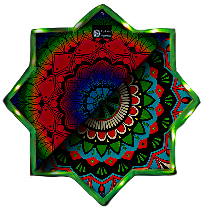 RainBow Green GlowStar