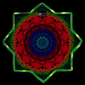 RainBow Green GlowStar