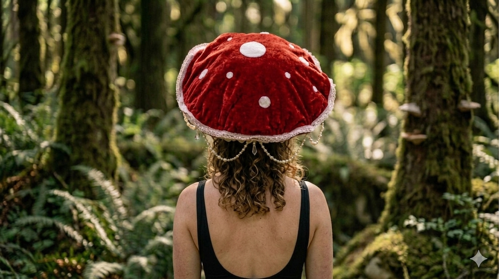 Amanita Muscaria Mushroom Hat